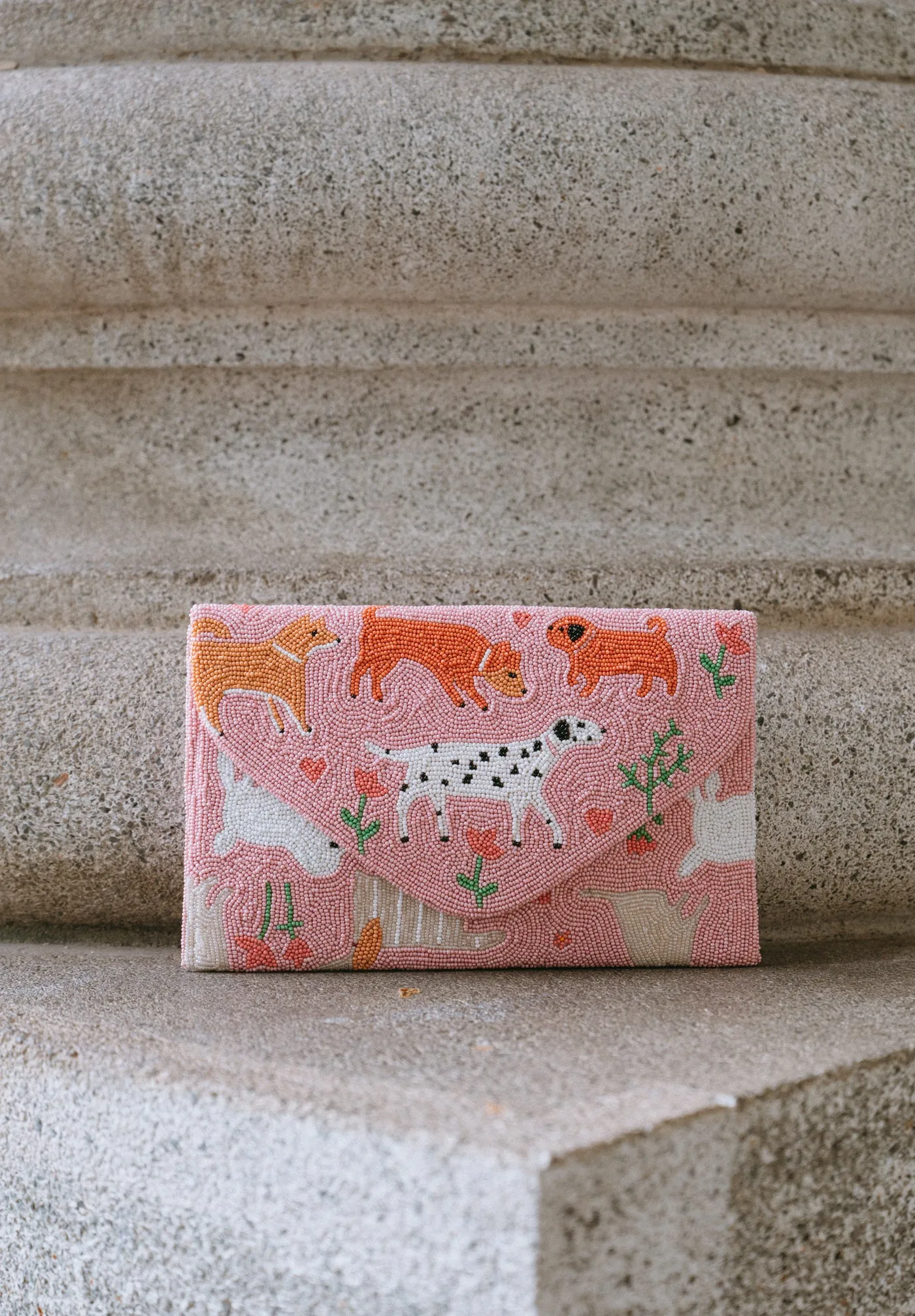 Walk in the Park Beaded Handbag (Preorder)