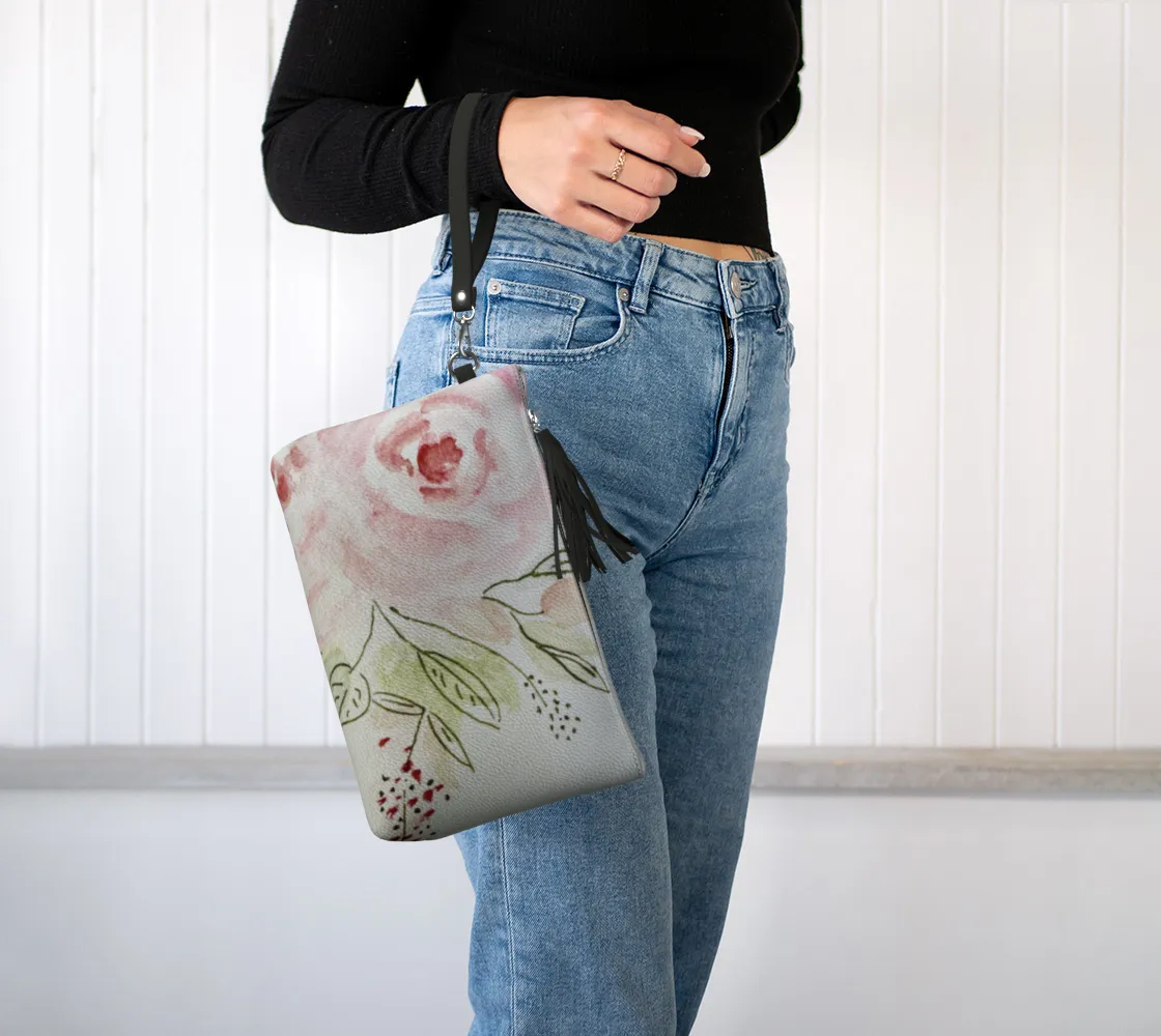 Wedding vegan eather clutch