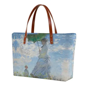 Woman with a Parasol by Claude Monet Tote Bag