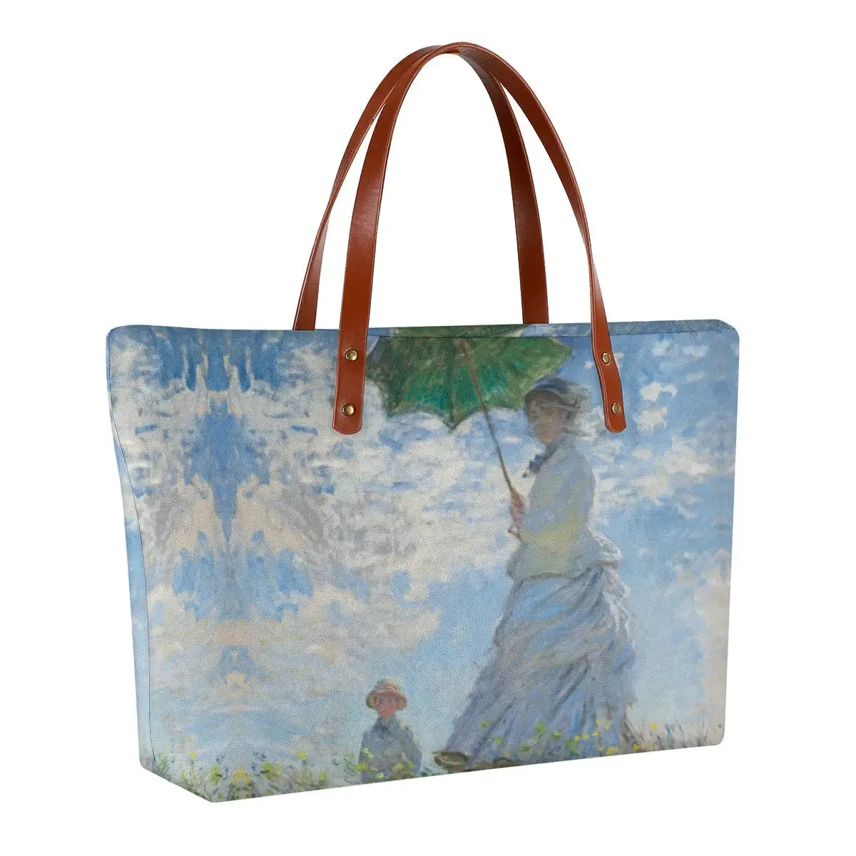 Woman with a Parasol by Claude Monet Tote Bag