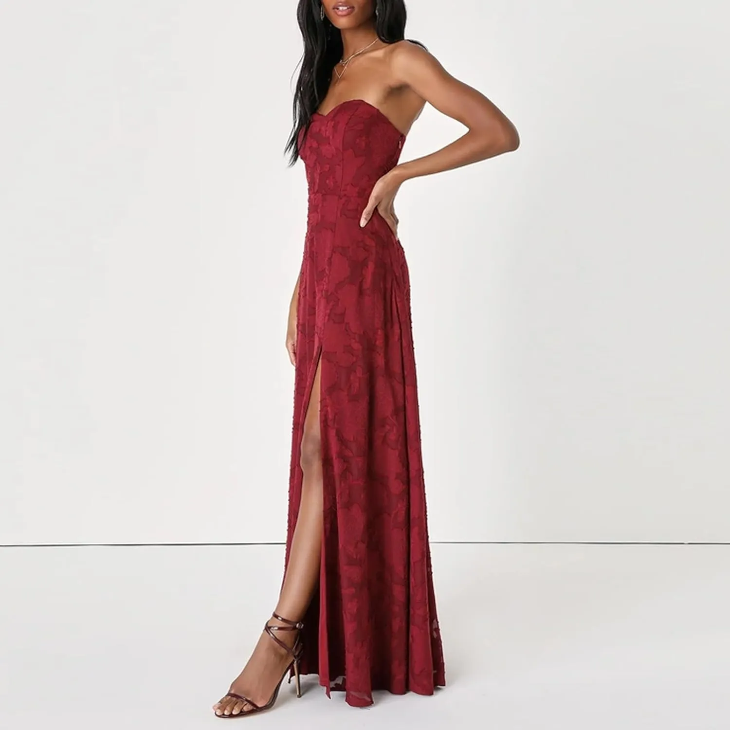 Women Y2k Satin Tube Maxi Dress Cut Out Backless Bodycon Strapless Dresses Cocktail 2025 Summer Beach Sundress