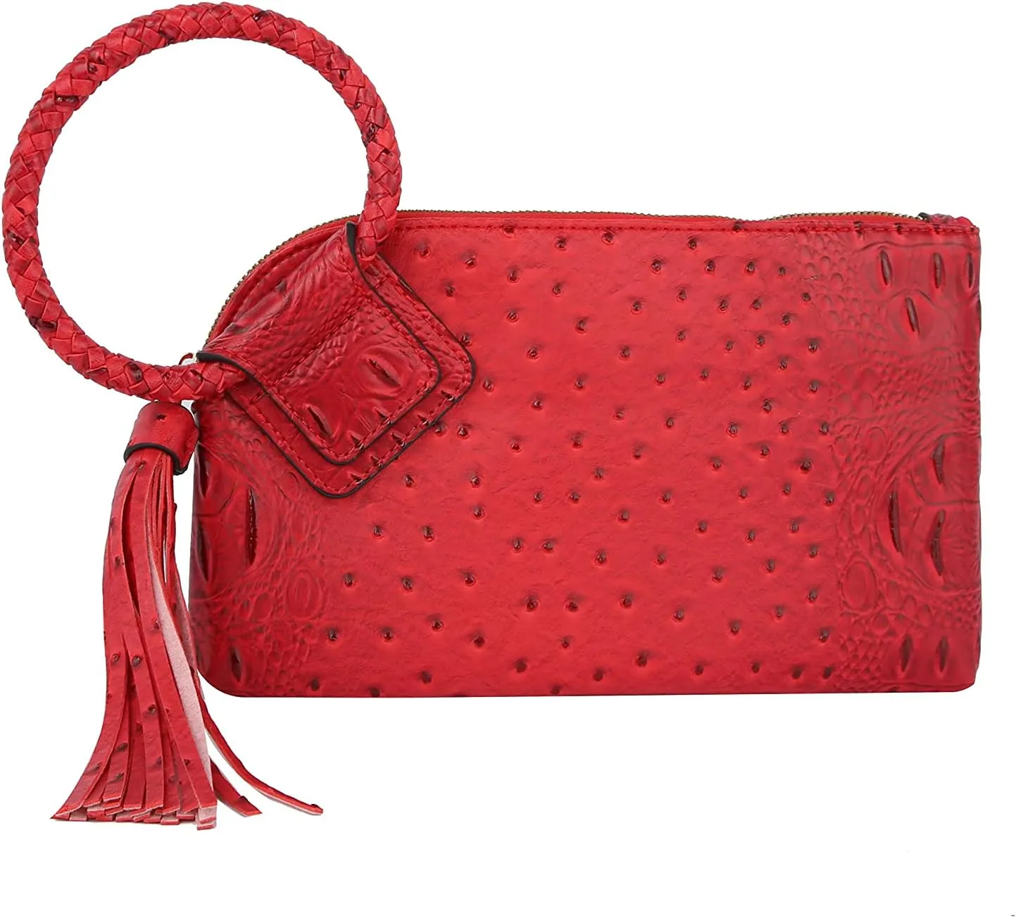 Womens Clutch Purse Wristlet Wallet Evening w/Hand Strap Casual Formal Vegan Leather - Metro Muse