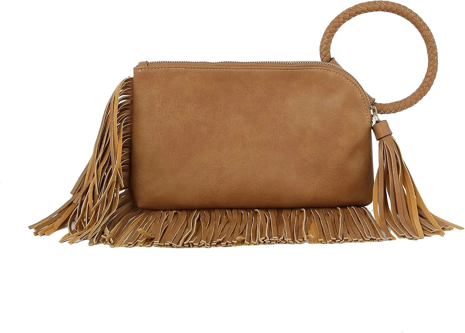 Womens Clutch Purse Wristlet Wallet Evening w/Hand Strap Casual Formal Vegan Leather - Metro Muse