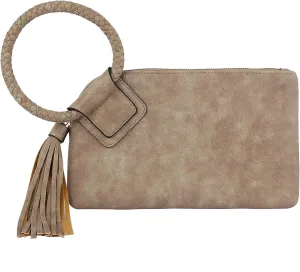 Womens Clutch Purse Wristlet Wallet Evening w/Hand Strap Casual Formal Vegan Leather - Metro Muse