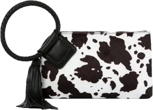 Womens Clutch Purse Wristlet Wallet Evening w/Hand Strap Casual Formal Vegan Leather - Metro Muse