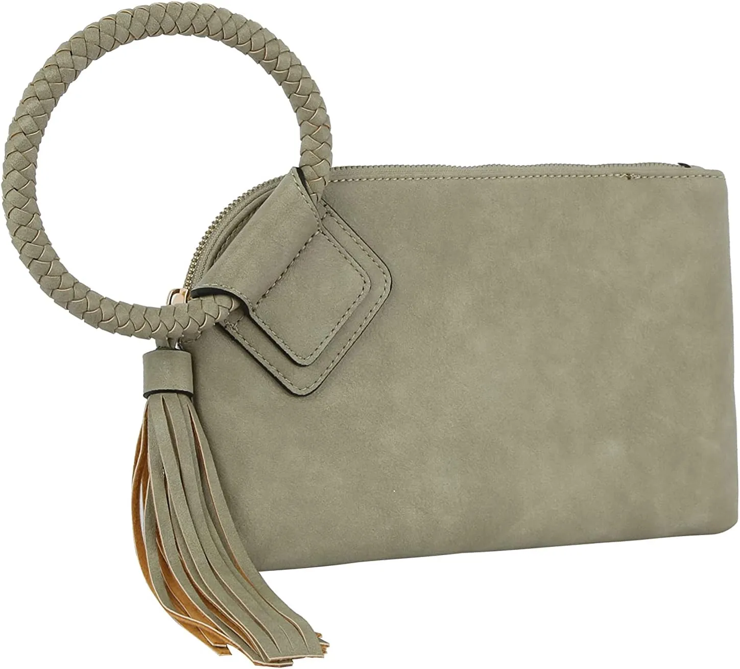 Womens Clutch Purse Wristlet Wallet Evening w/Hand Strap Casual Formal Vegan Leather - Metro Muse