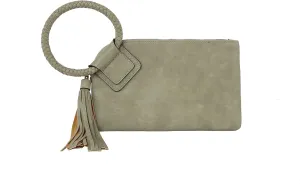 Womens Clutch Purse Wristlet Wallet Evening w/Hand Strap Casual Formal Vegan Leather - Metro Muse