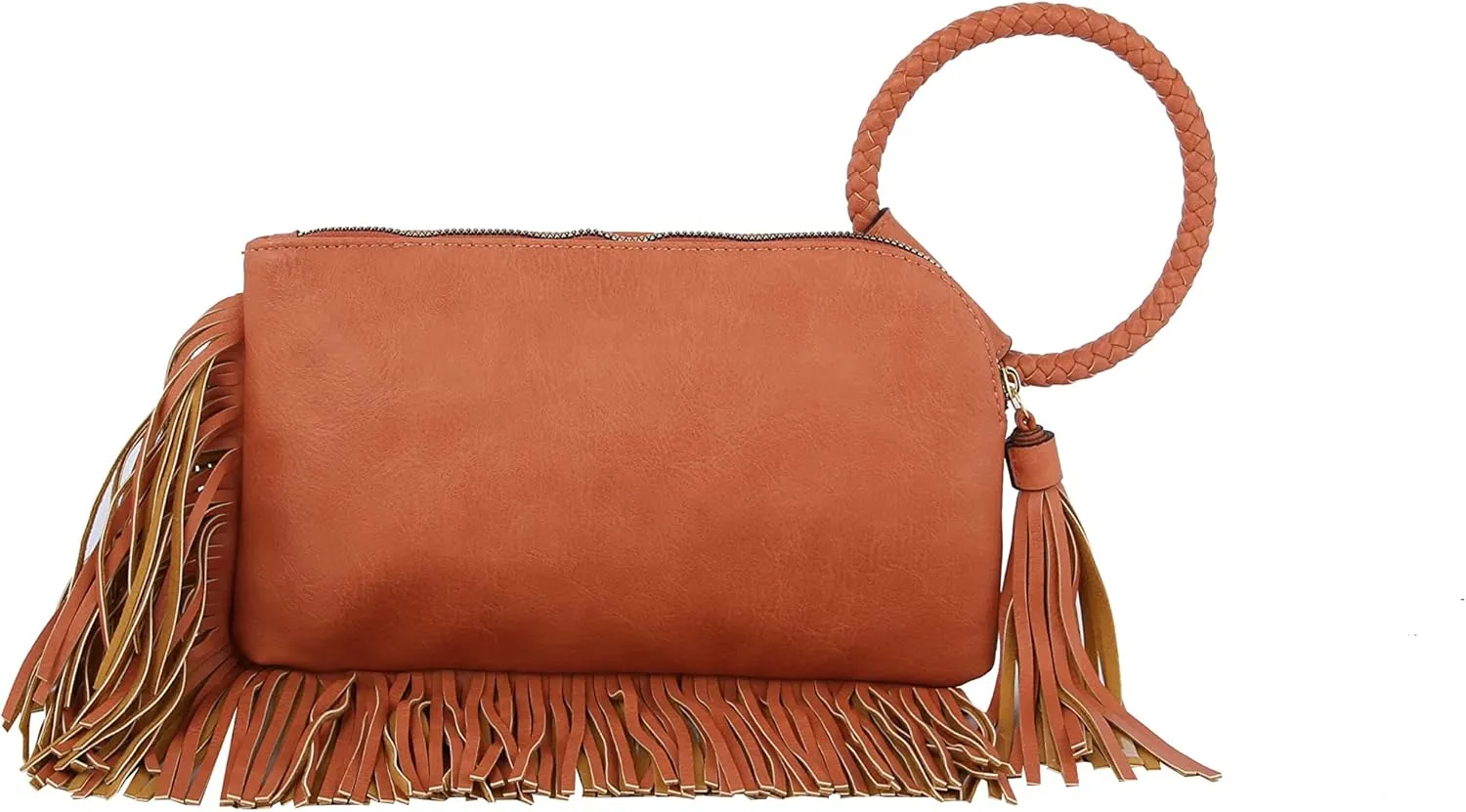 Womens Clutch Purse Wristlet Wallet Evening w/Hand Strap Casual Formal Vegan Leather - Metro Muse