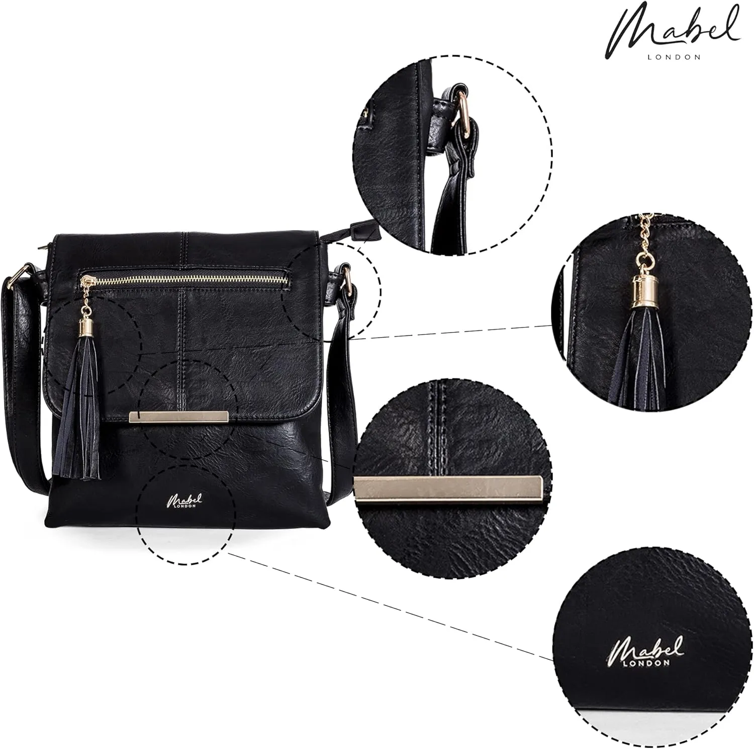 Women’s Cross Body Handbags – Trendy Messenger Long Shoulder Strap Bags in Various Styles