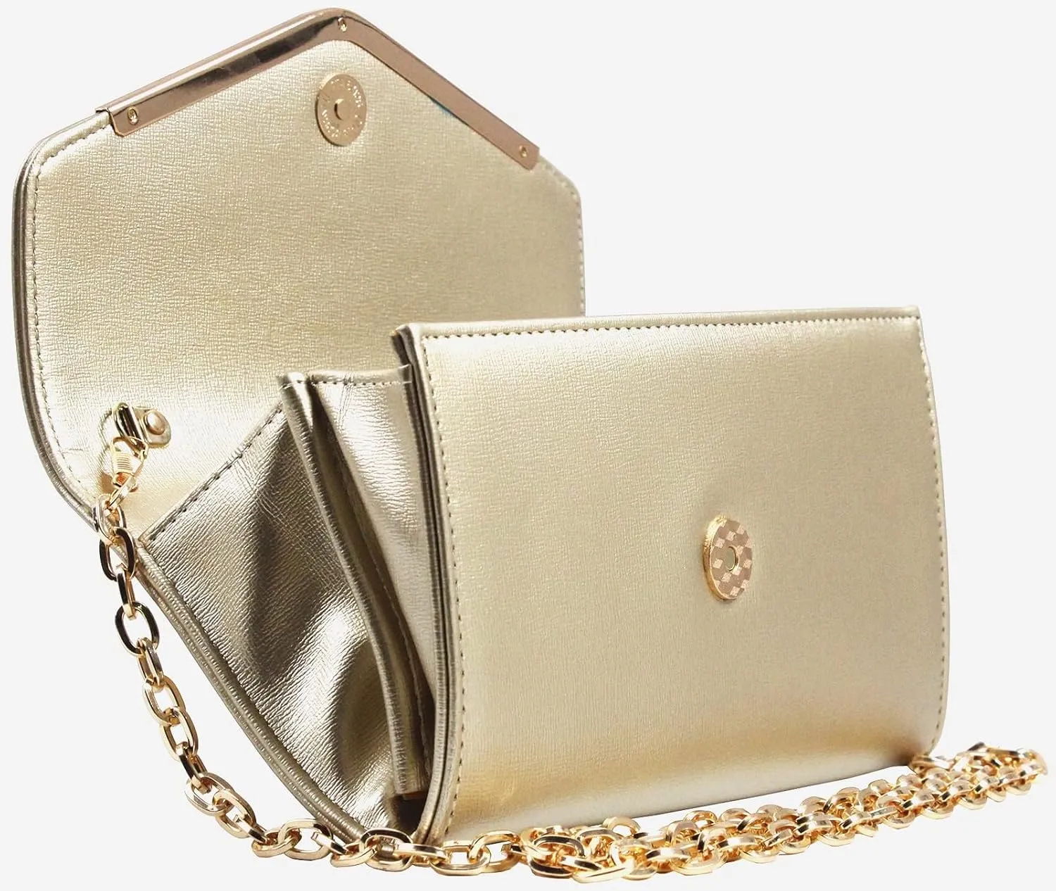 Women's Evening Bag ，Envelope Clutch Purse Handbag Detachable Chain Crossbody Bag for Women Wedding Party Shoulder Bag