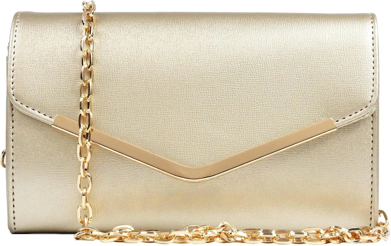 Women's Evening Bag ，Envelope Clutch Purse Handbag Detachable Chain Crossbody Bag for Women Wedding Party Shoulder Bag