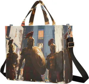 Women's Shoulder Handbags Knight Urban Print, Corduroy Tote Bag Large Capacity Small Size