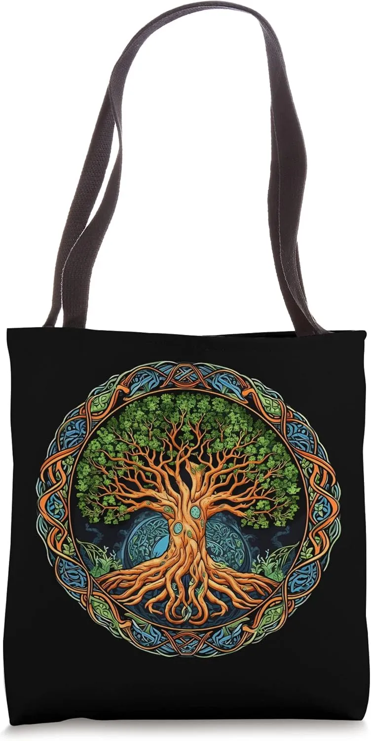 Yggdrasil Tree of Life Tote Bag