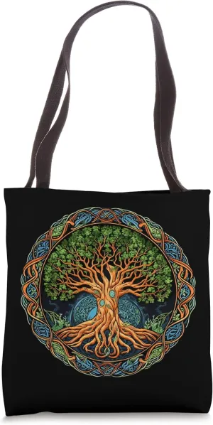 Yggdrasil Tree of Life Tote Bag
