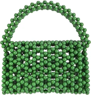 YUSHINY Candy Color Acrylic Beaded Hollow Handbag Evening Clutch Triangle Bags for Wedding Party